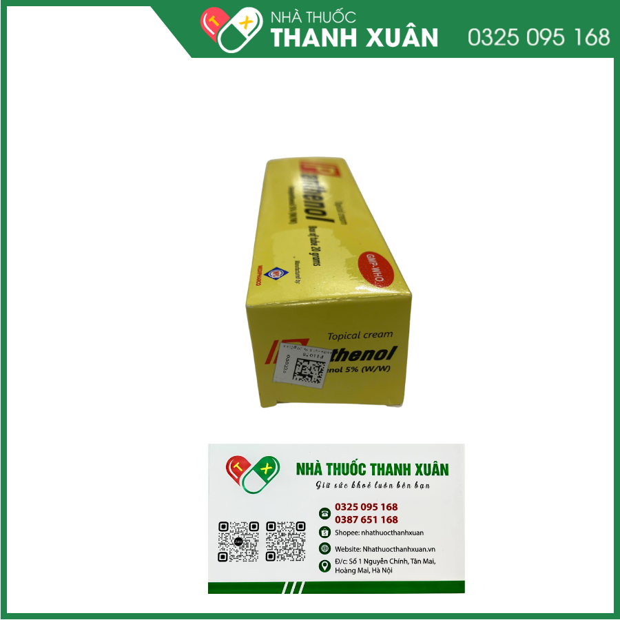 Kem bôi da Panthenol Medipharco điều trị các tổn thương trên da, bỏng